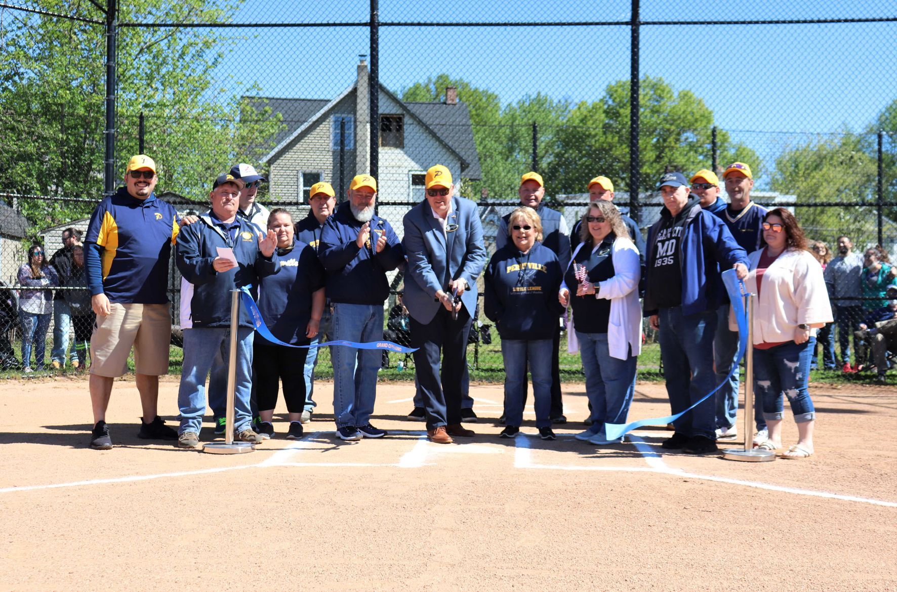 Little League ribbon cutting